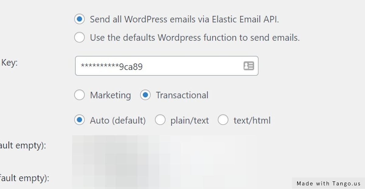 Change "Email Type" to Transactional