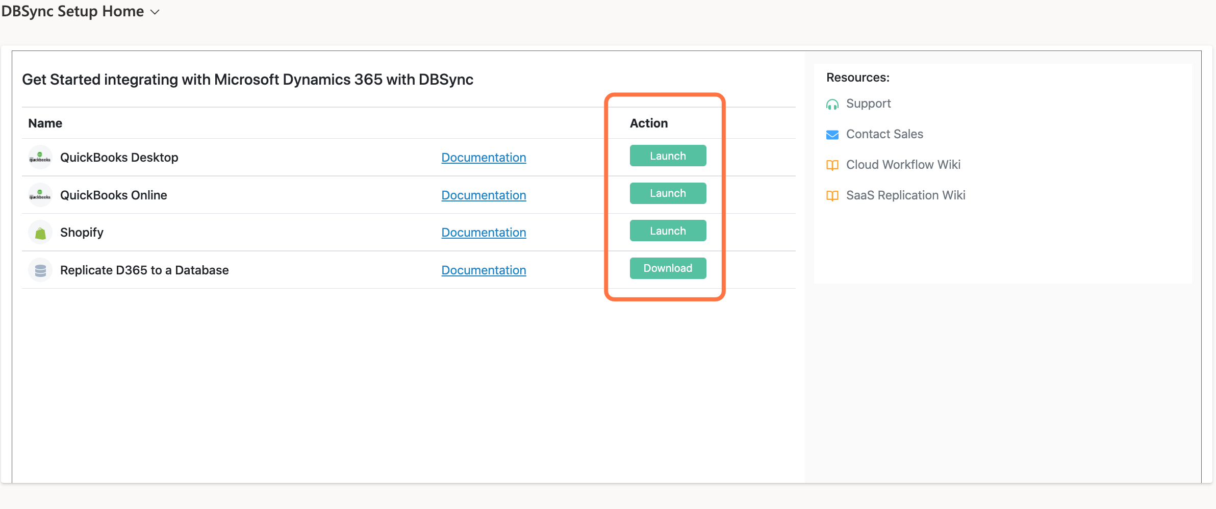 Pick the Appropriate Application You'd Like to Launch by Selecting "Launch".