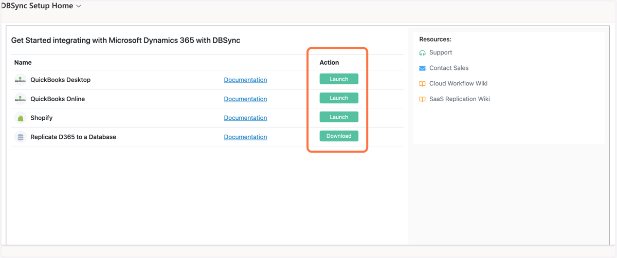 Pick the Appropriate Application You'd Like to Launch by Selecting "Launch".