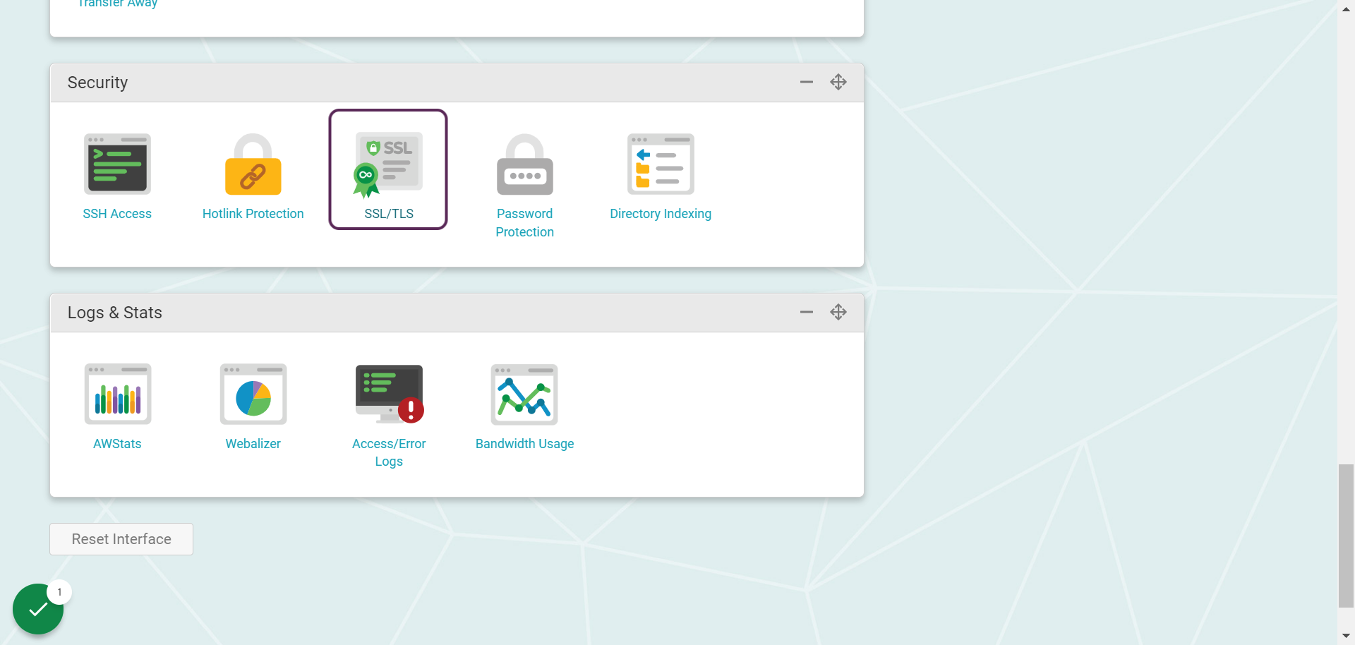 Click on SSL/TLS