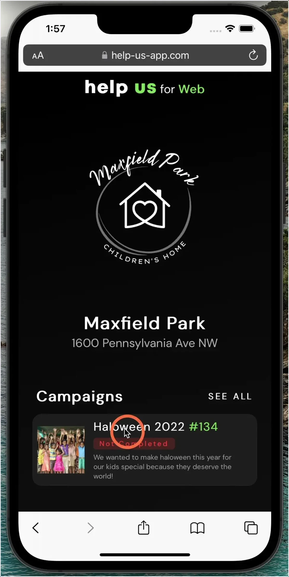 Select a campaign.
