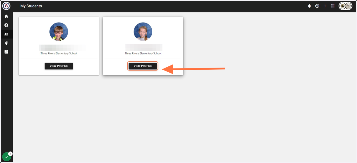 Click on VIEW PROFILE