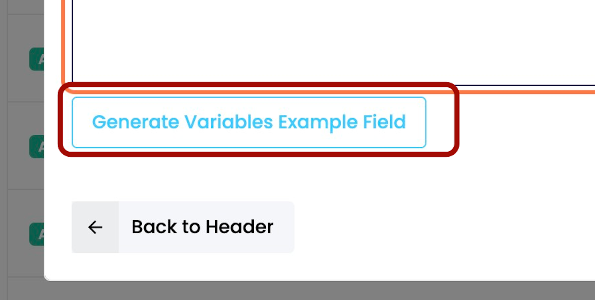 Click On Generate Example Field