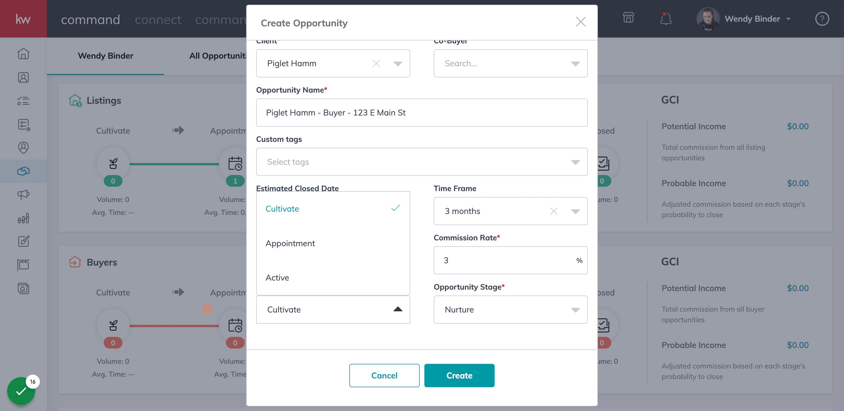 Assign Opportunity Phase and Stage