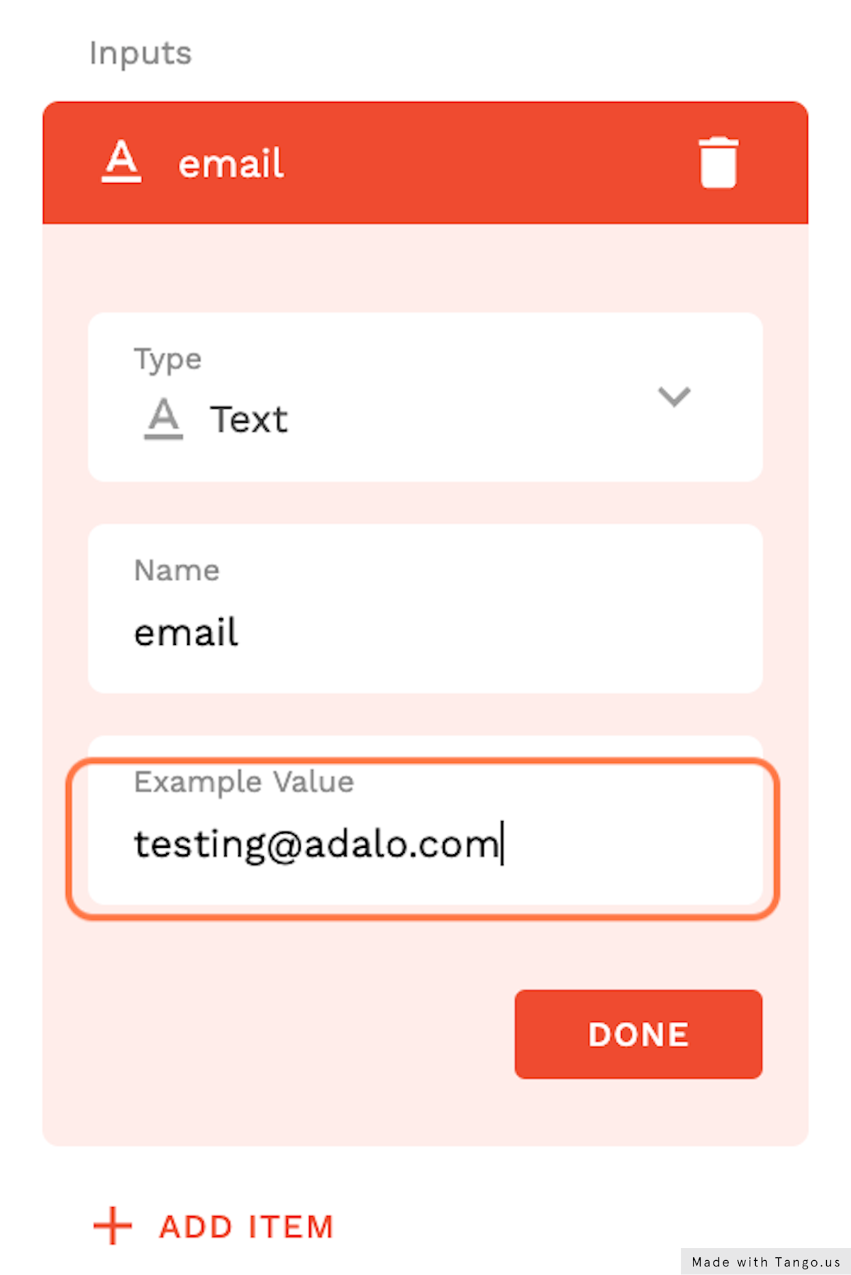 This API allows email address so we will enter an example from our Stripe Customers Dashboard.