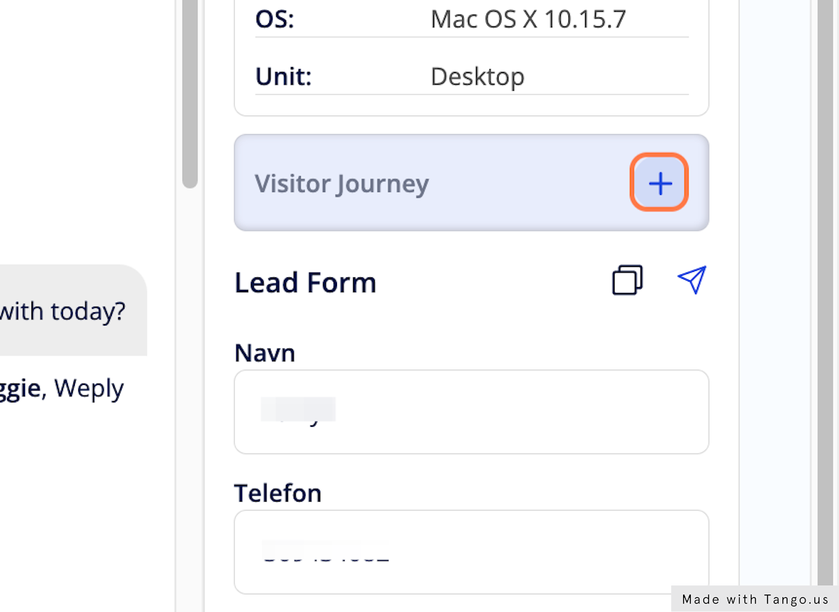 To view where your visitor has been on your website, you can see that from the Visitor Journey