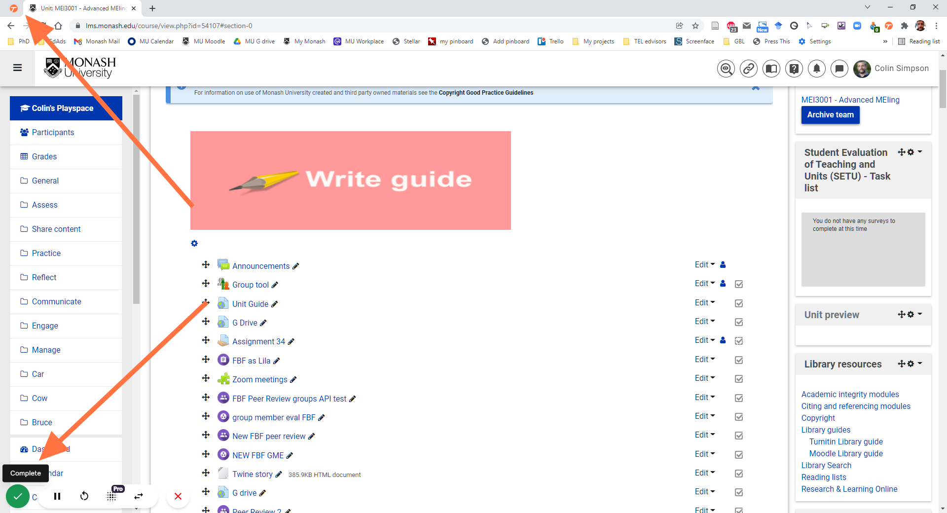 Start the normal steps of the process that you want to create a guide for