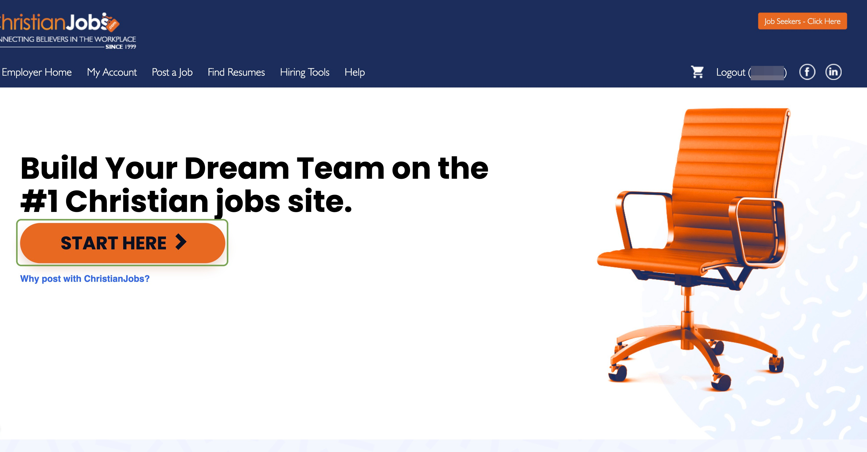 Click on Start Here