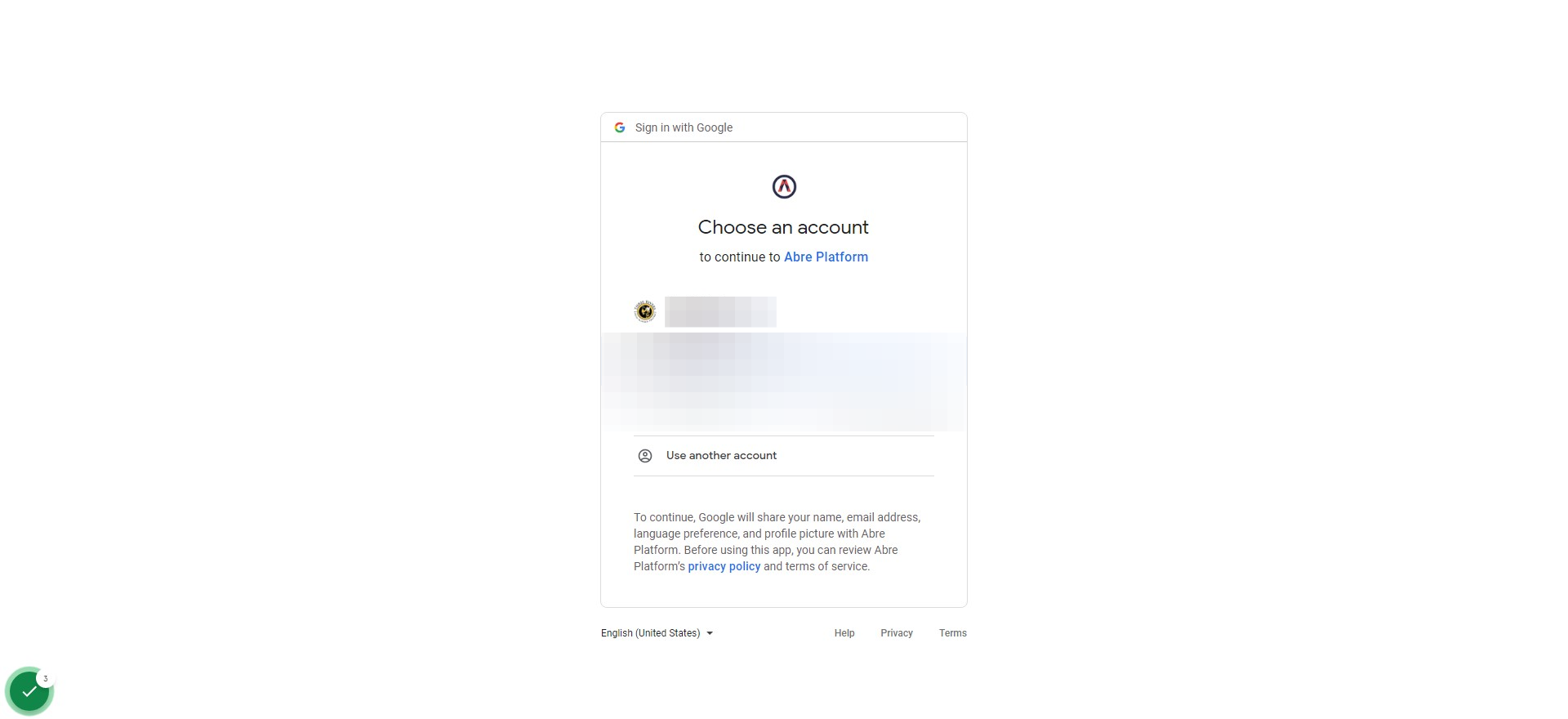 Click on your email account