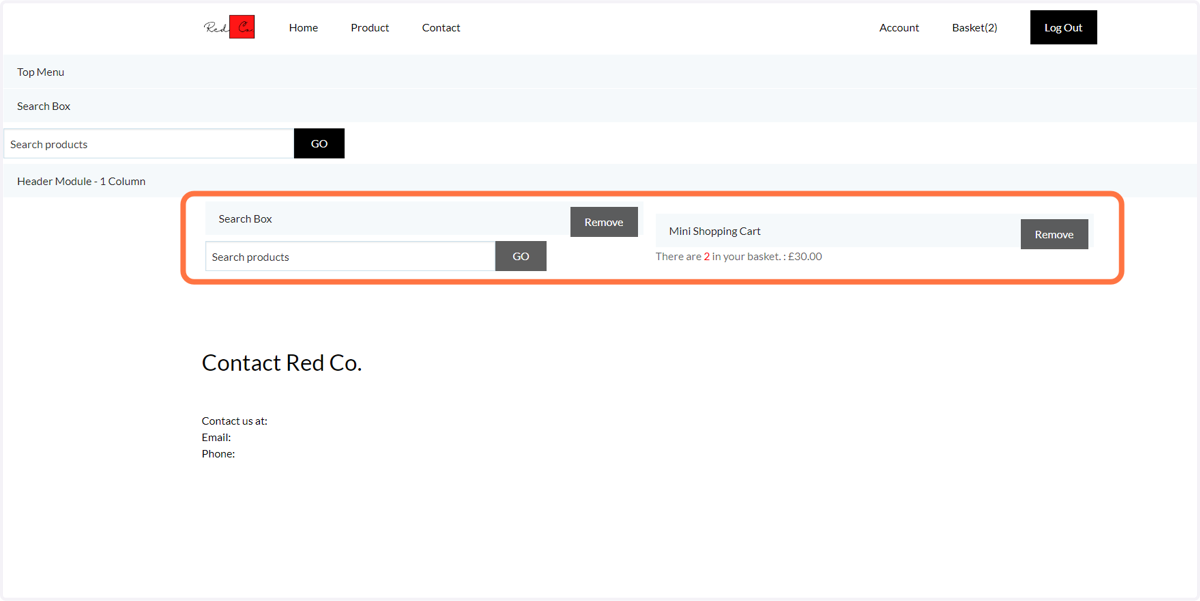 Review page changes