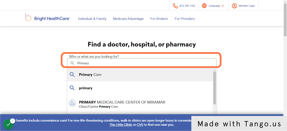 Search by specialty or name | Busque por especialidad o nombre del médico.