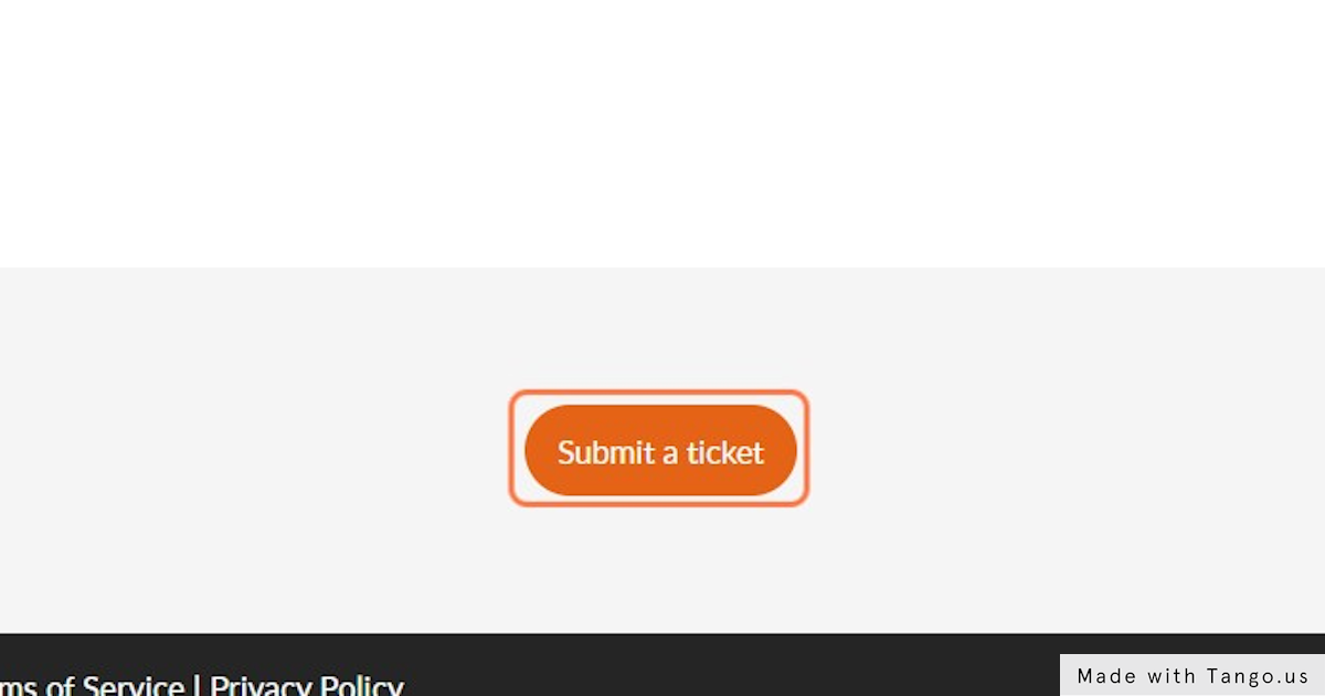 Scroll Down to Click on Submit a ticket