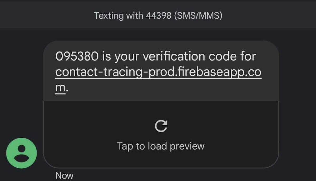 A code will be texted to your phone number