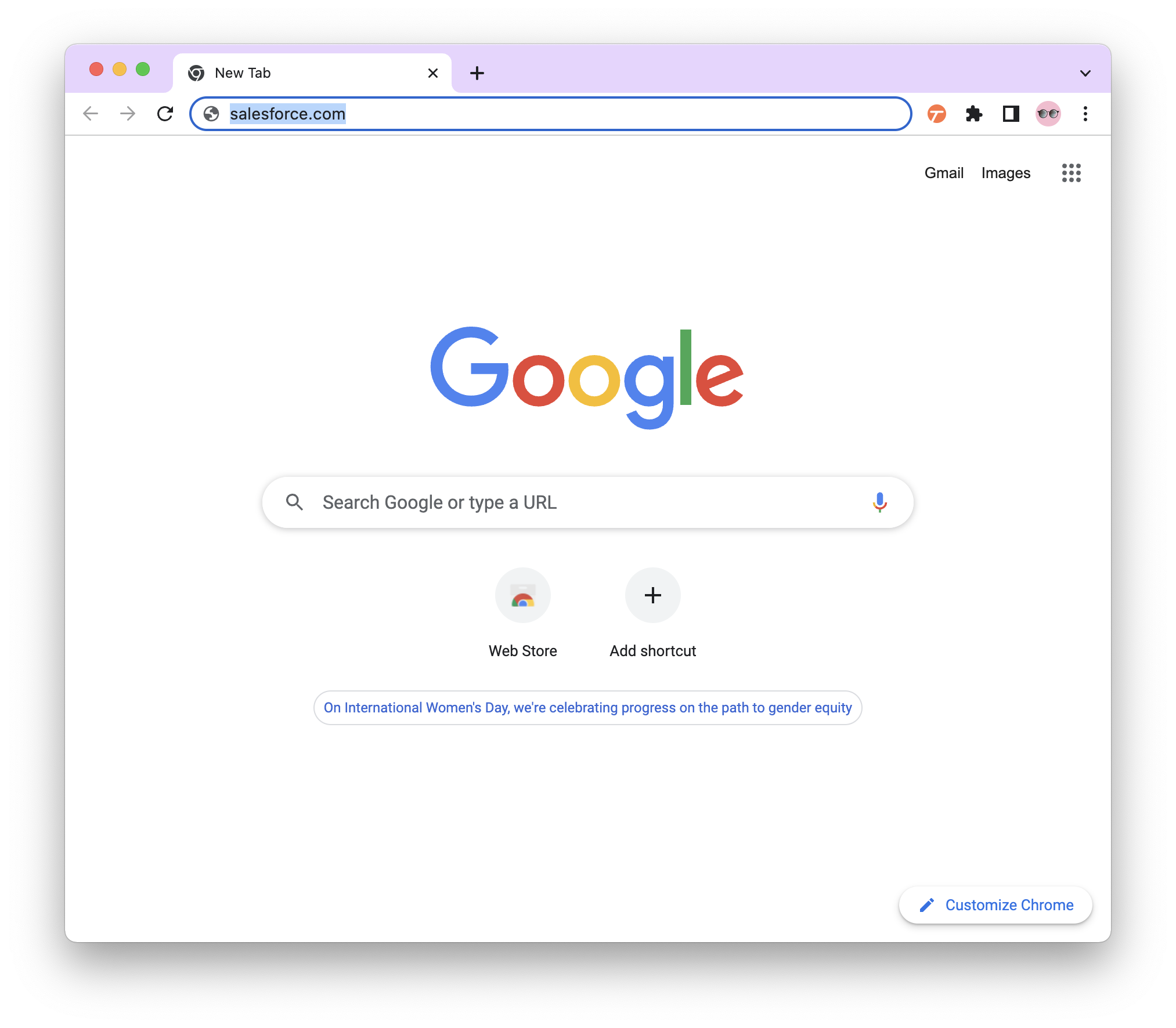 Once you have installed the Chrome extension, navigate to the tab where you'd like to start capturing your Tango