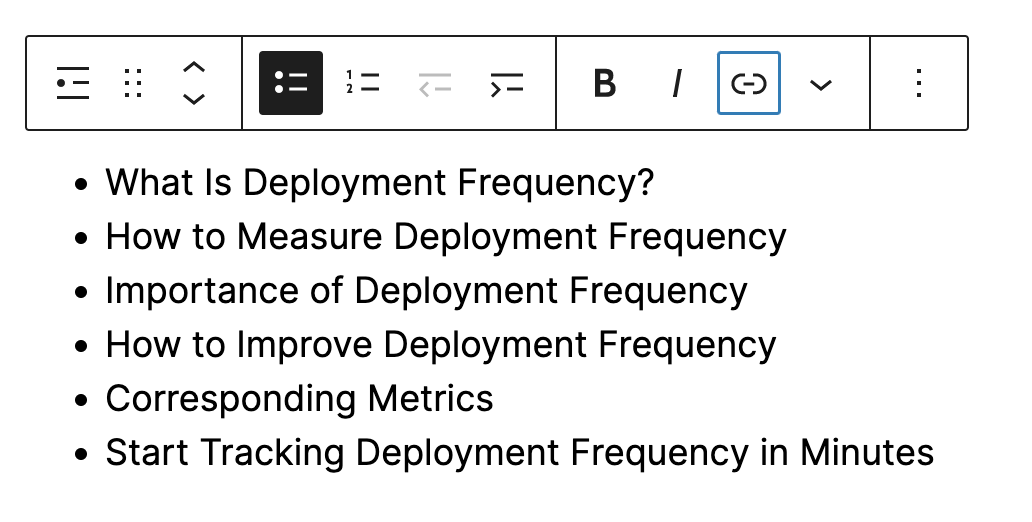Scroll Back up to the Table of Contents List