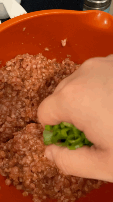 Prepare pork mixture 🥓