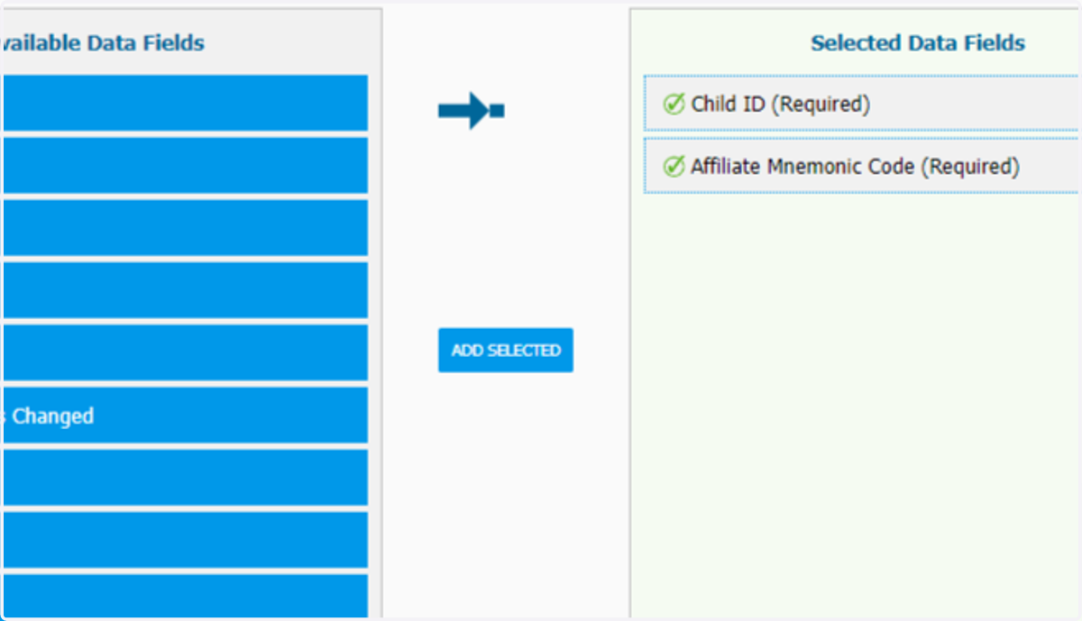 Click on ADD SELECTED