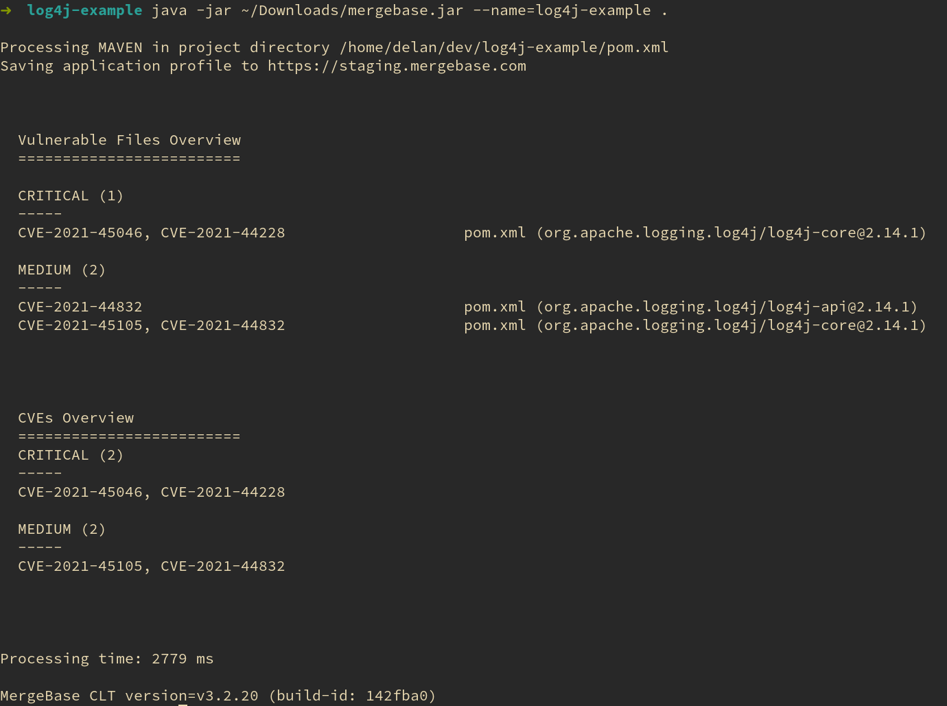 Run the Command Line Tool in your Terminal