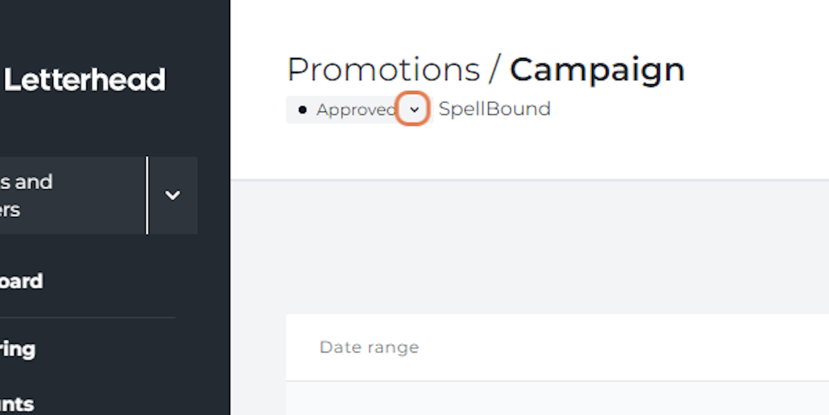 If you want to STOP a campaign but not delete it. Just go to the approved drop down and select "DRAFT"