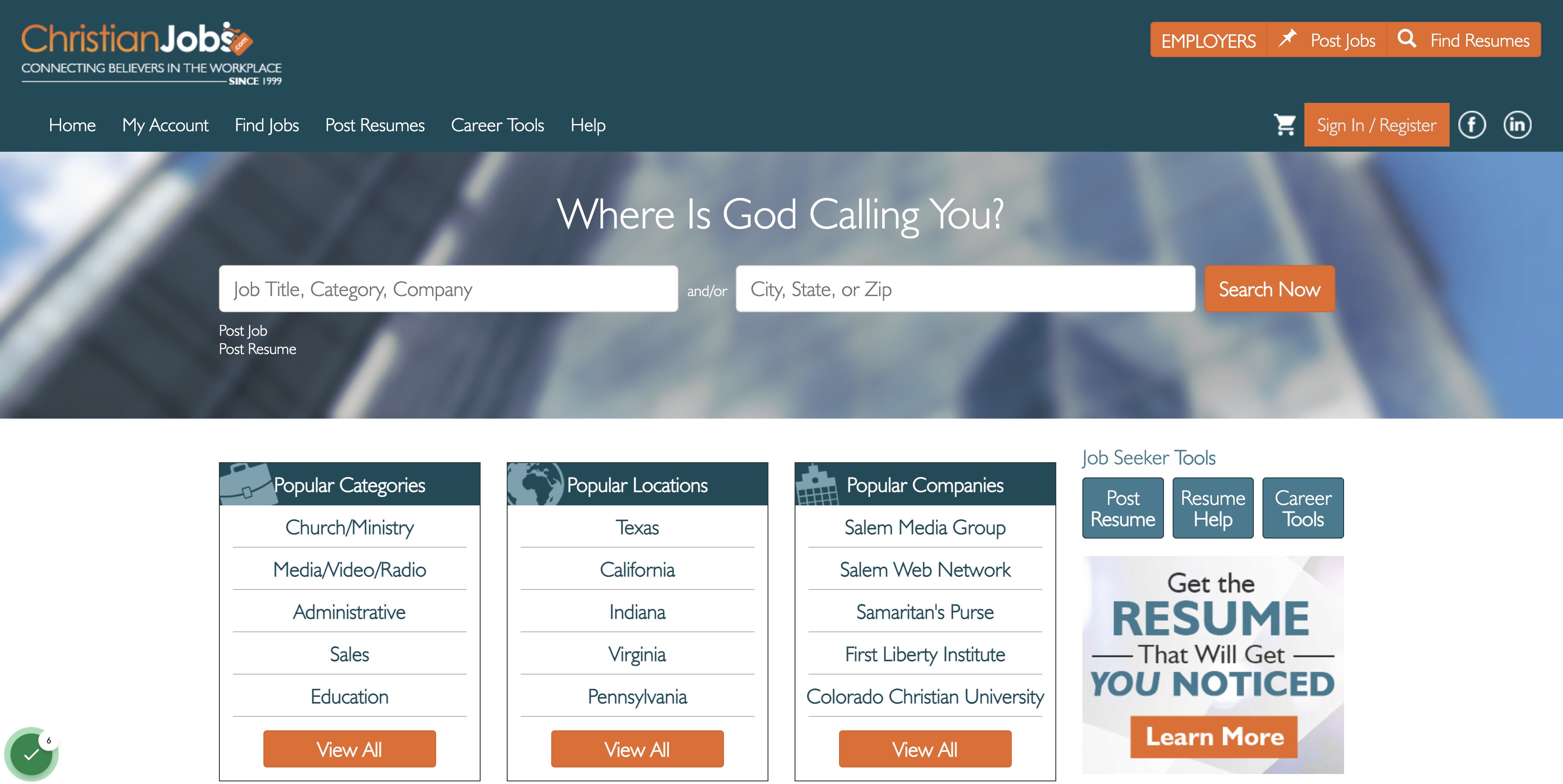 Click on Sign In / Register