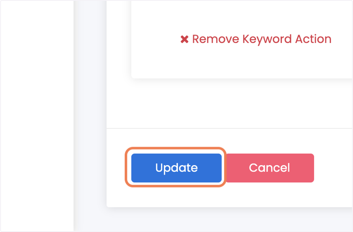 Click on Update