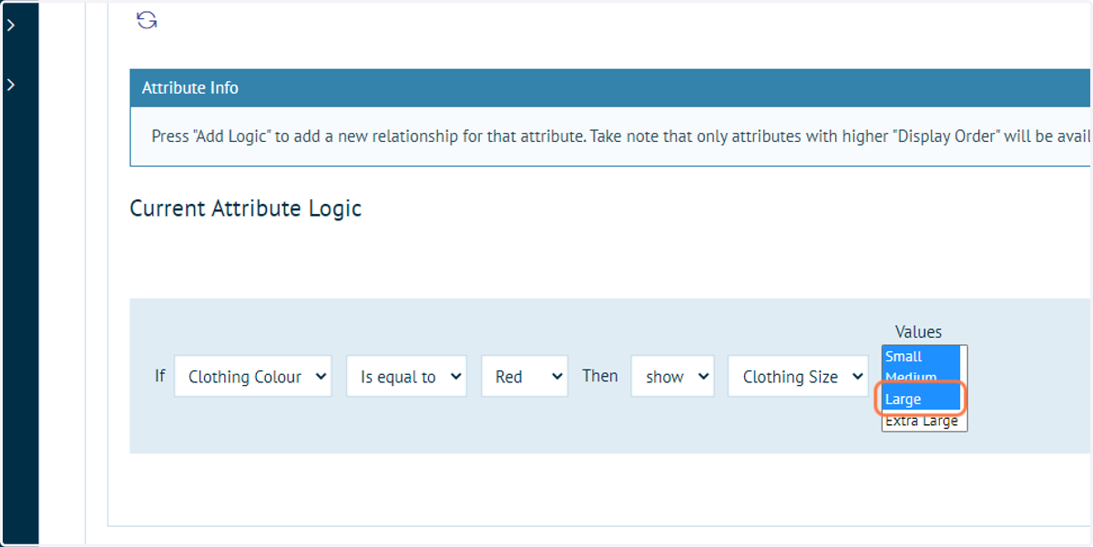 Create a logic statement