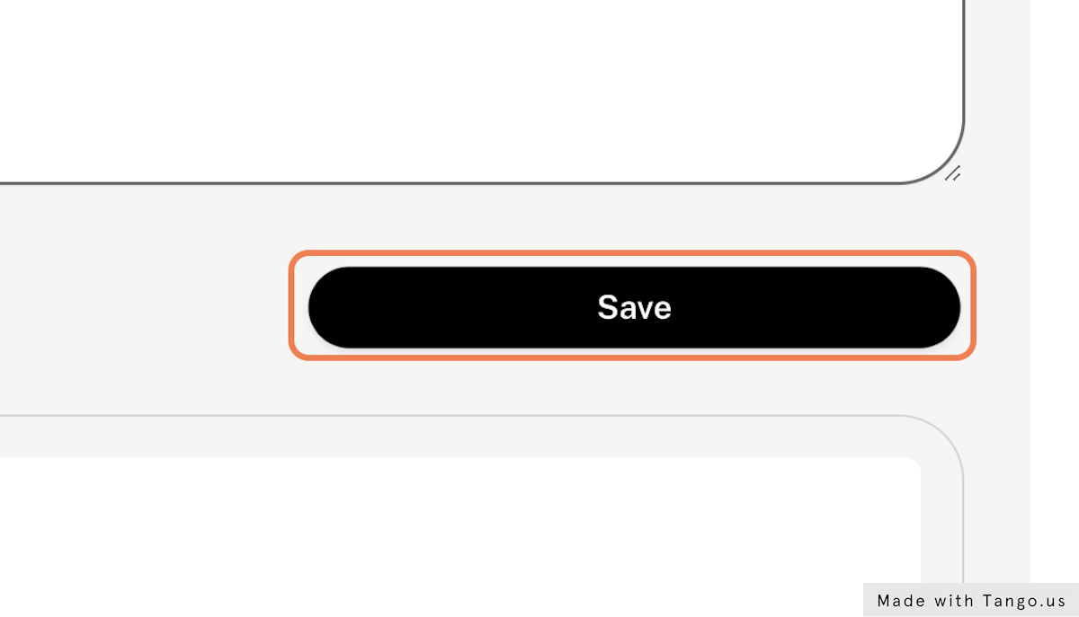 When you are done, click on Save