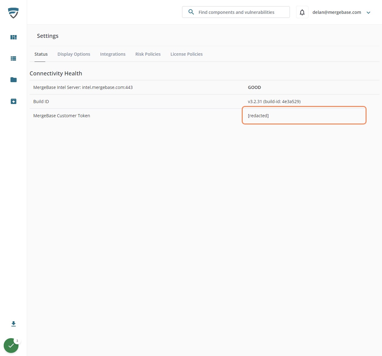 Find your Customer Token here