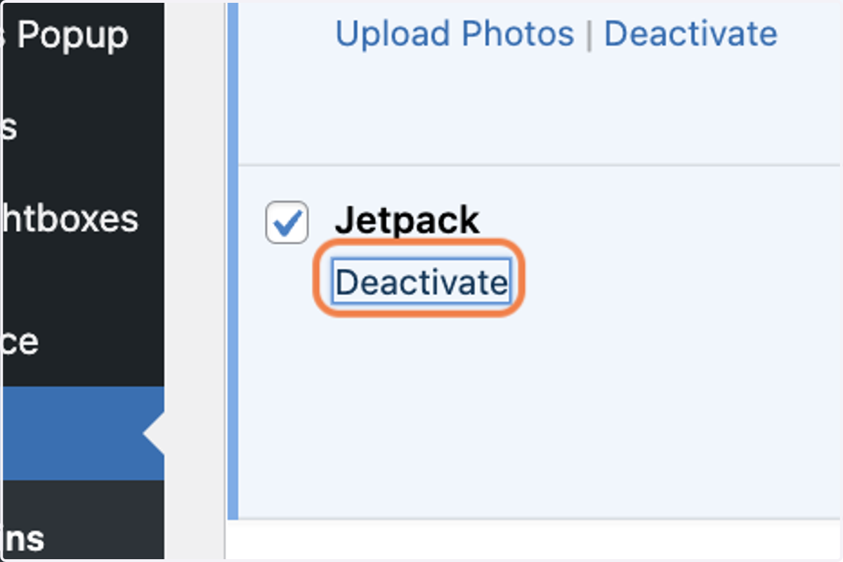 In case you tried to delete a WORDPRESS plugin that's still ACTIVATED. You need to DEACTIVATE the PLUGIN FIRST. Click on Deactivate