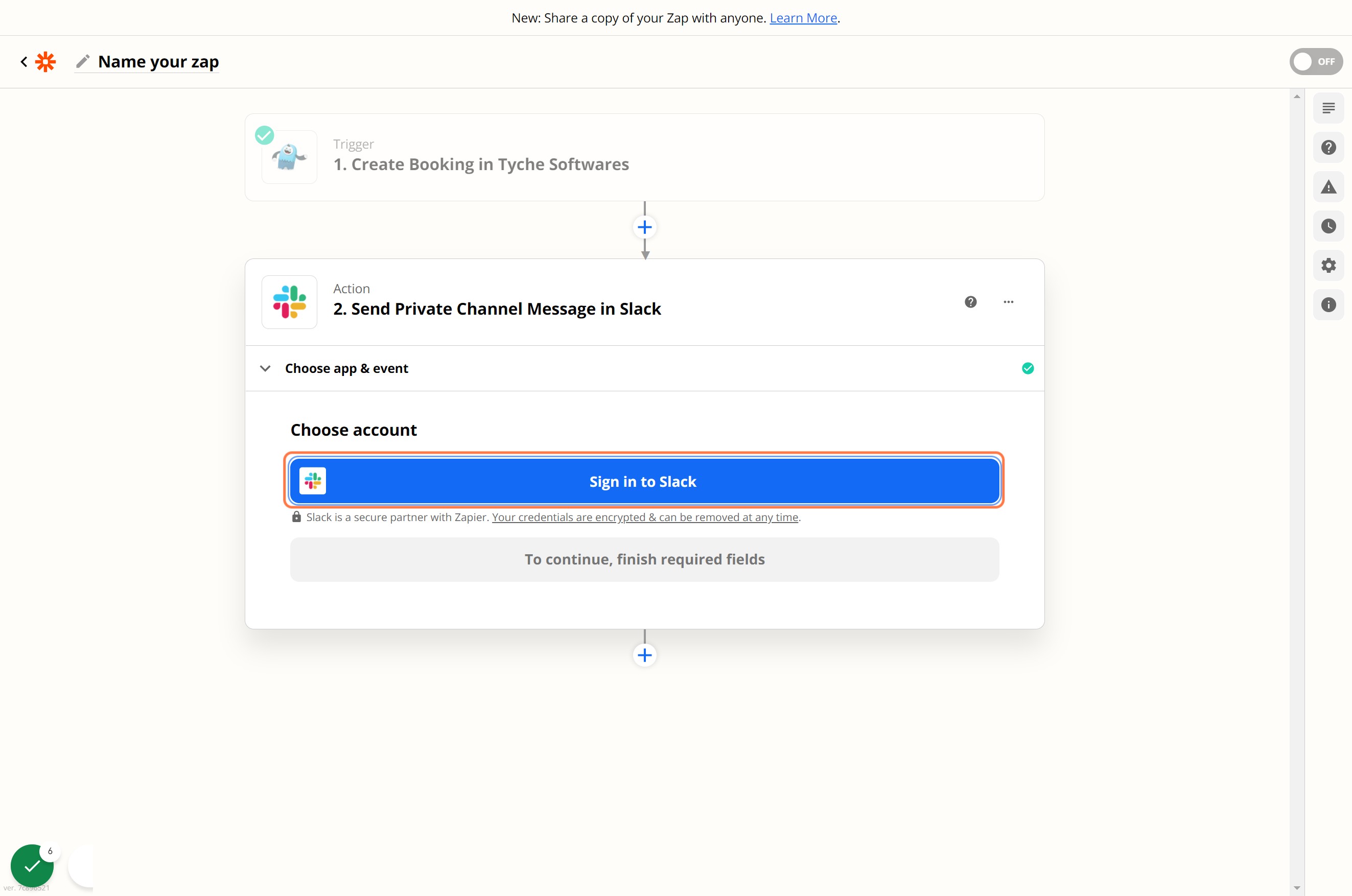 Click on Sign in to Slack