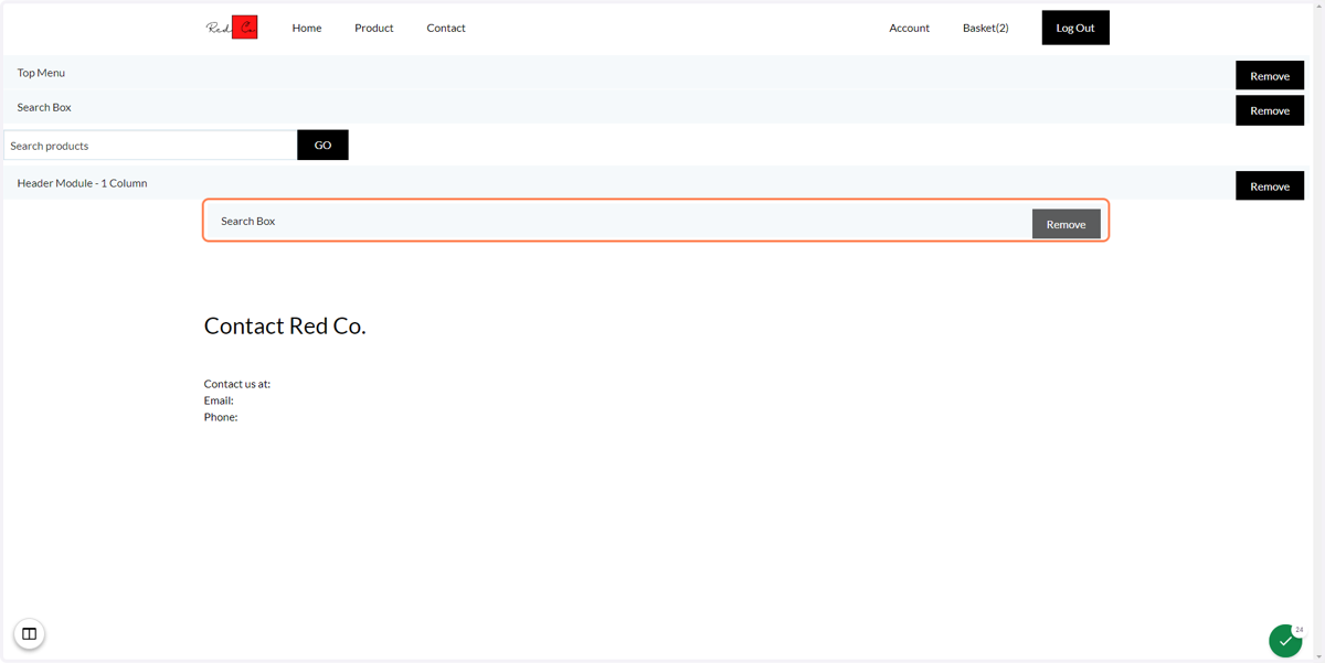 Review page changes