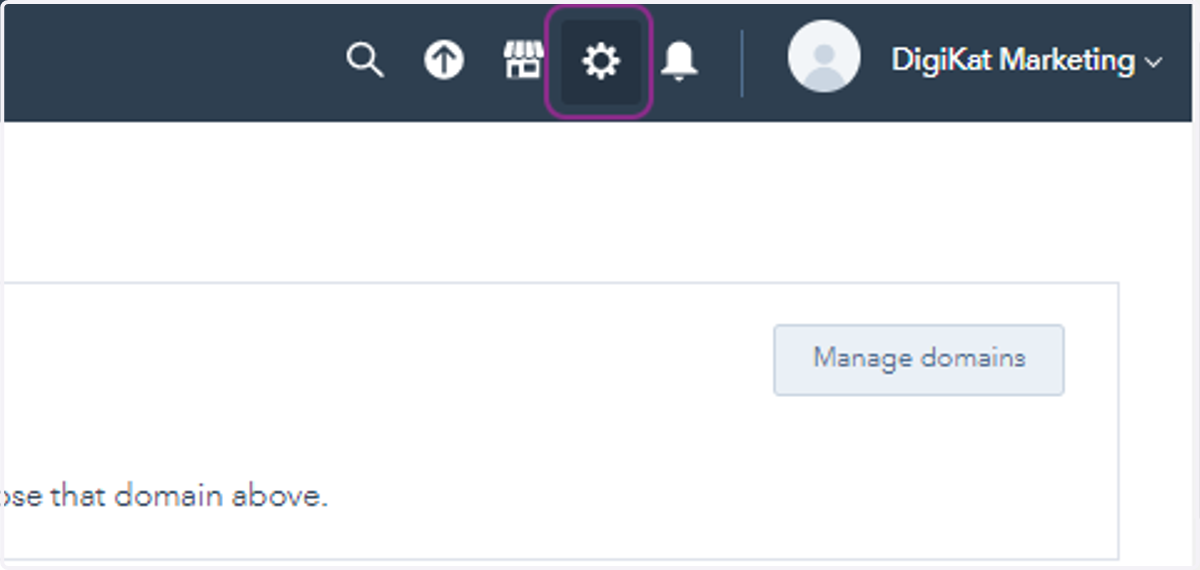 Go to HubSpot Settings