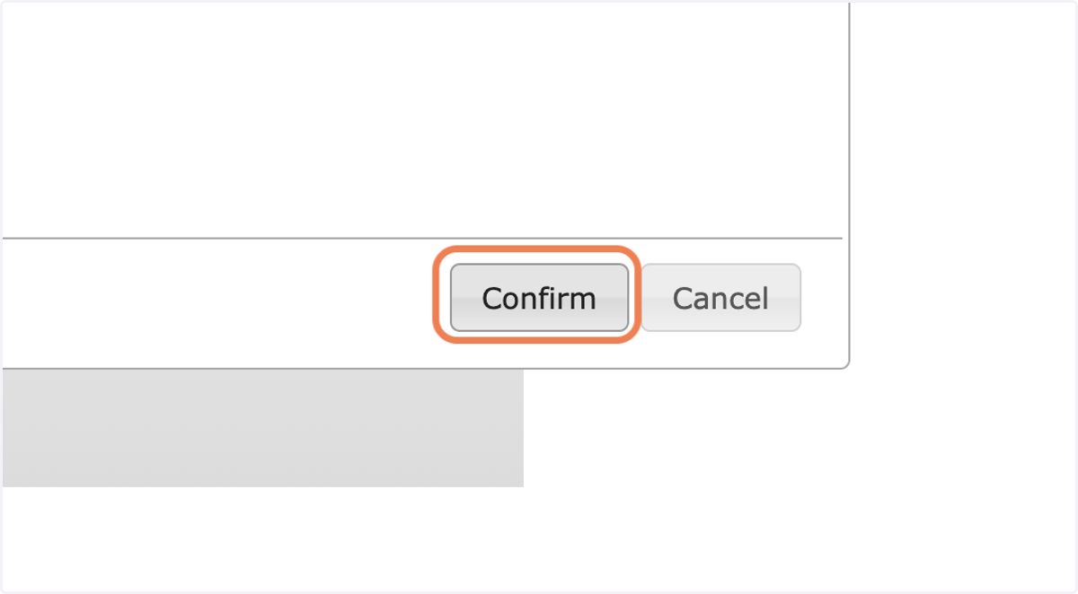 Click on Confirm