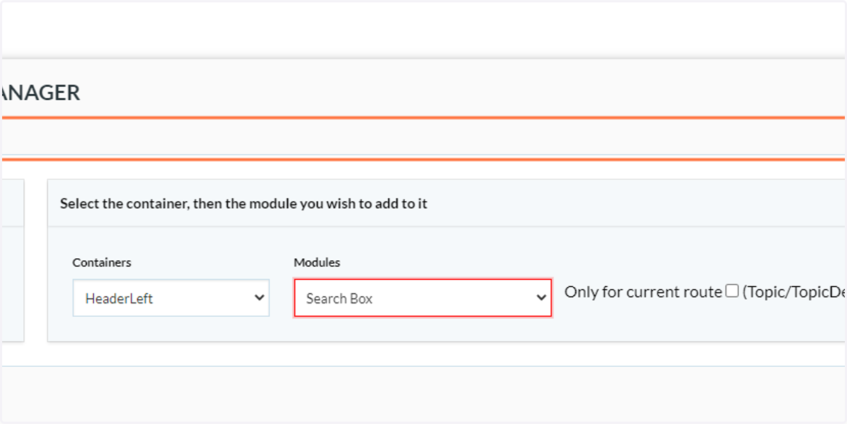 Click on Search Box