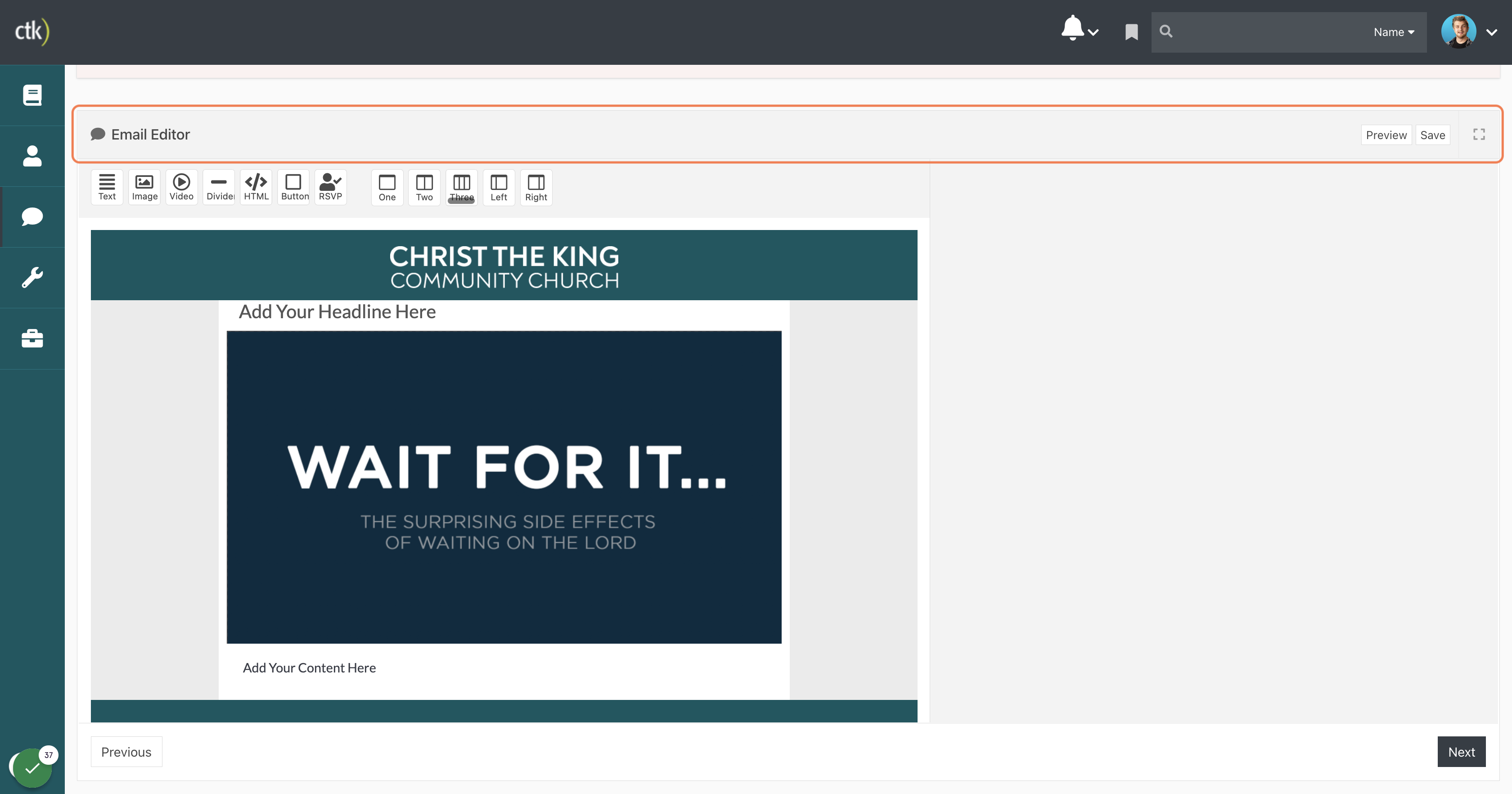 Send a test e-mail before finalizing your communication.