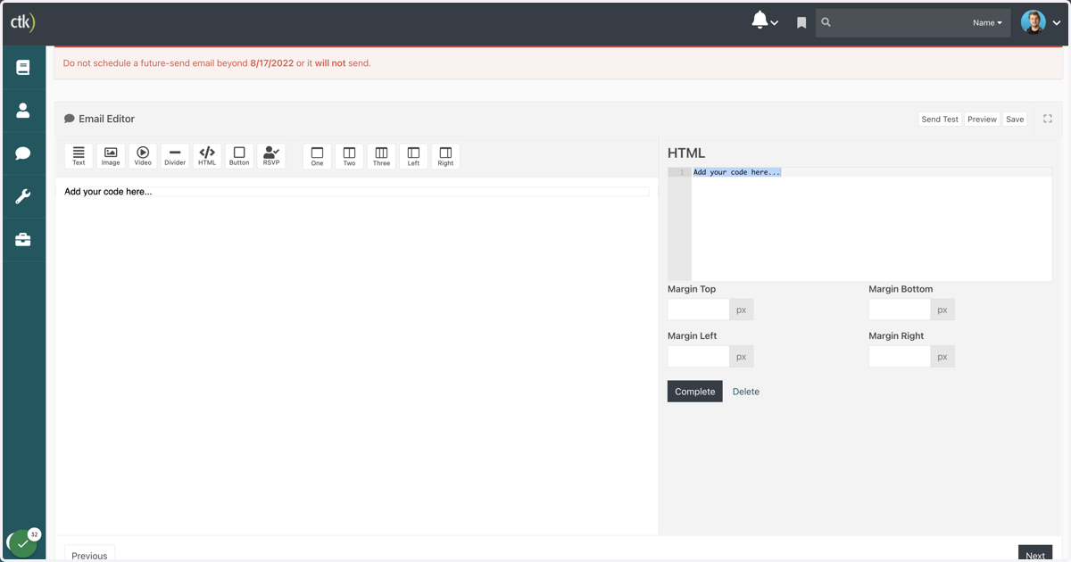 Highlight "Add Your Code Here", Delete, and paste your Bee Pro e-mail here.