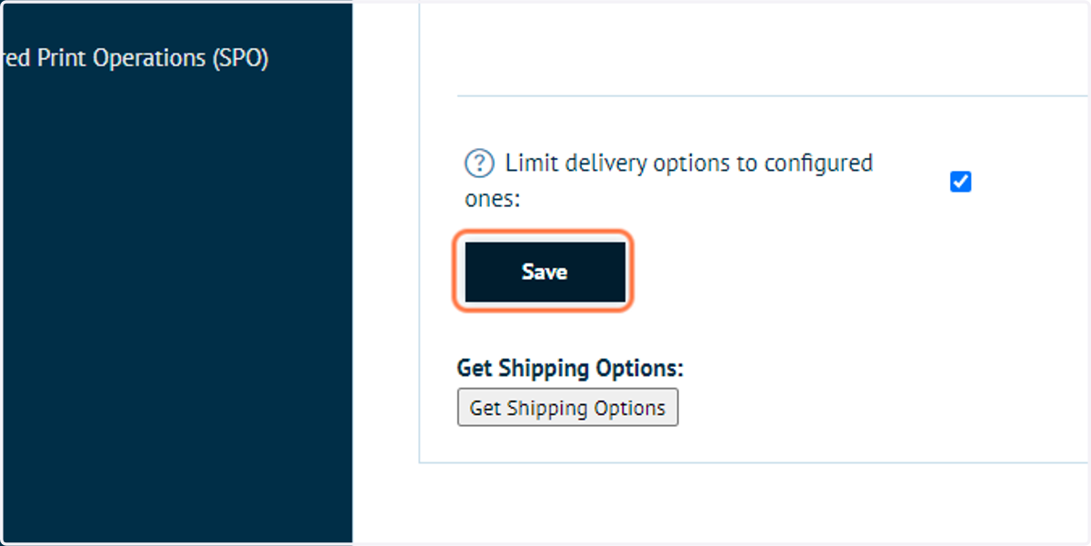 Click on Save