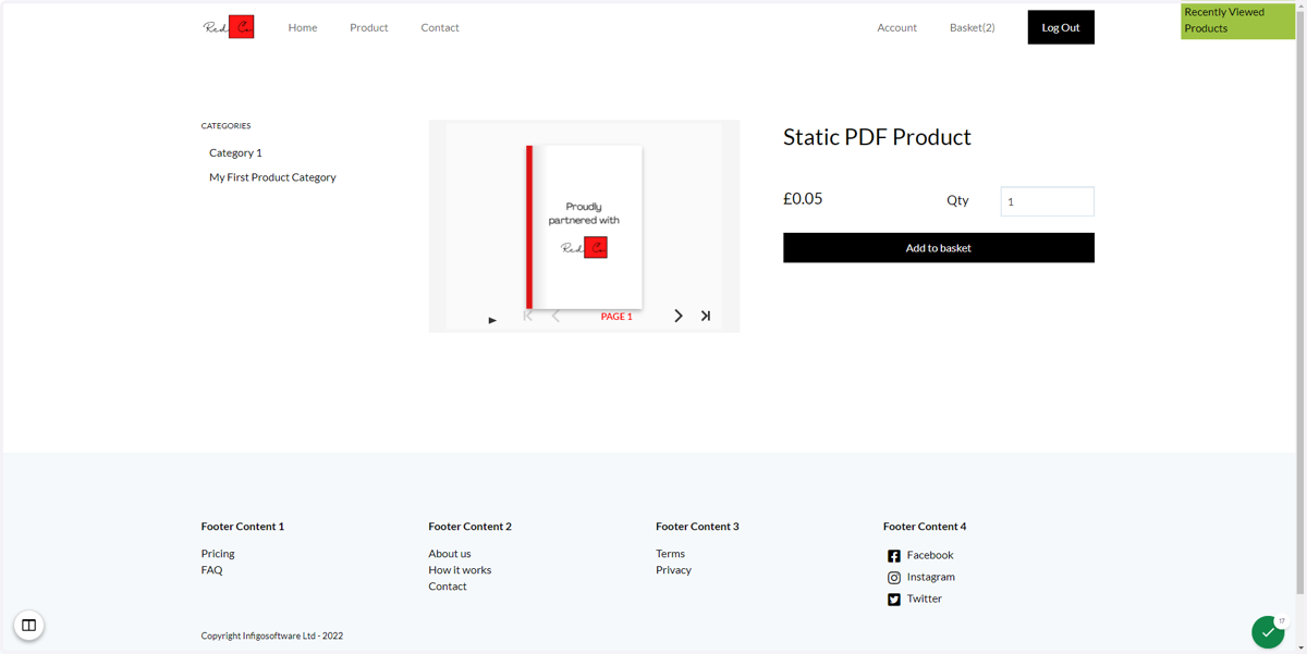 Refresh your second product to see the updated layout applied