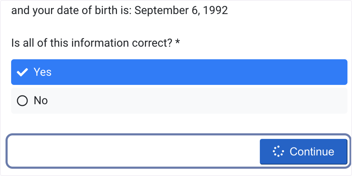 Click on Continue