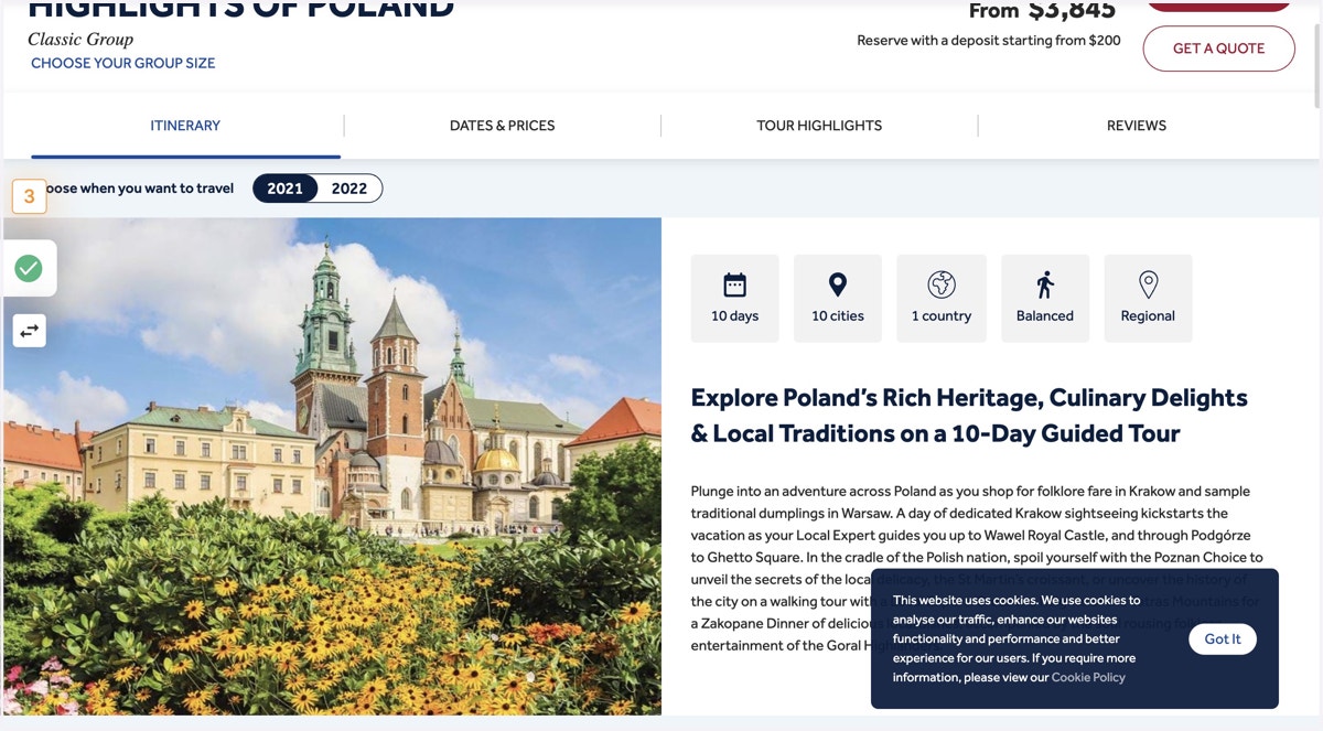 Go to Highlights of Poland Guided Tour | Insight Vacations