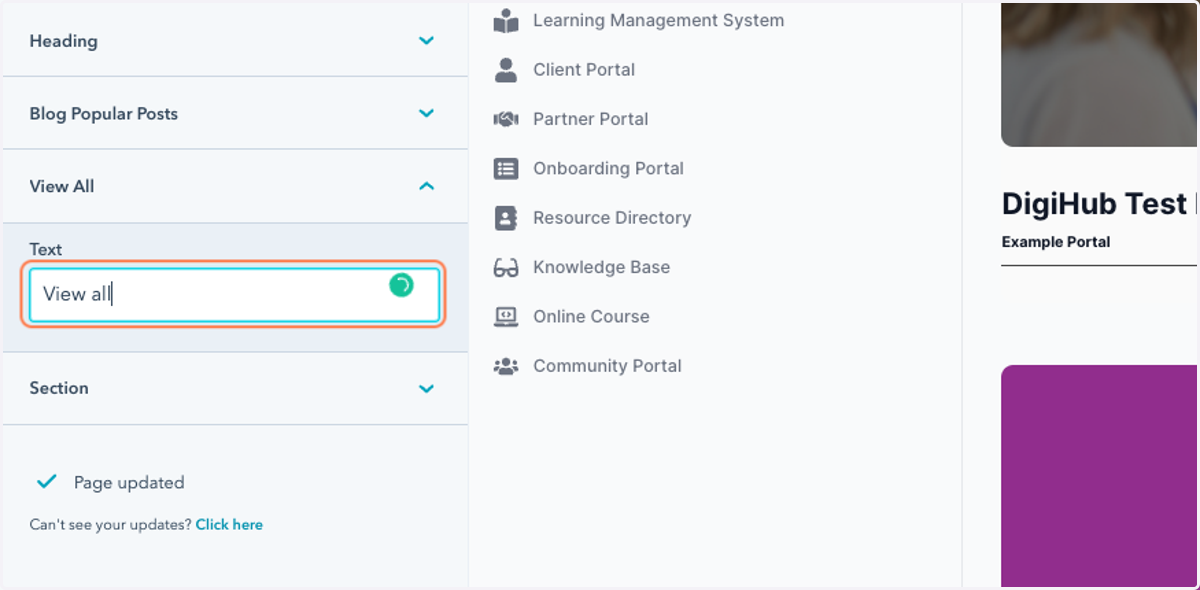 Change button text