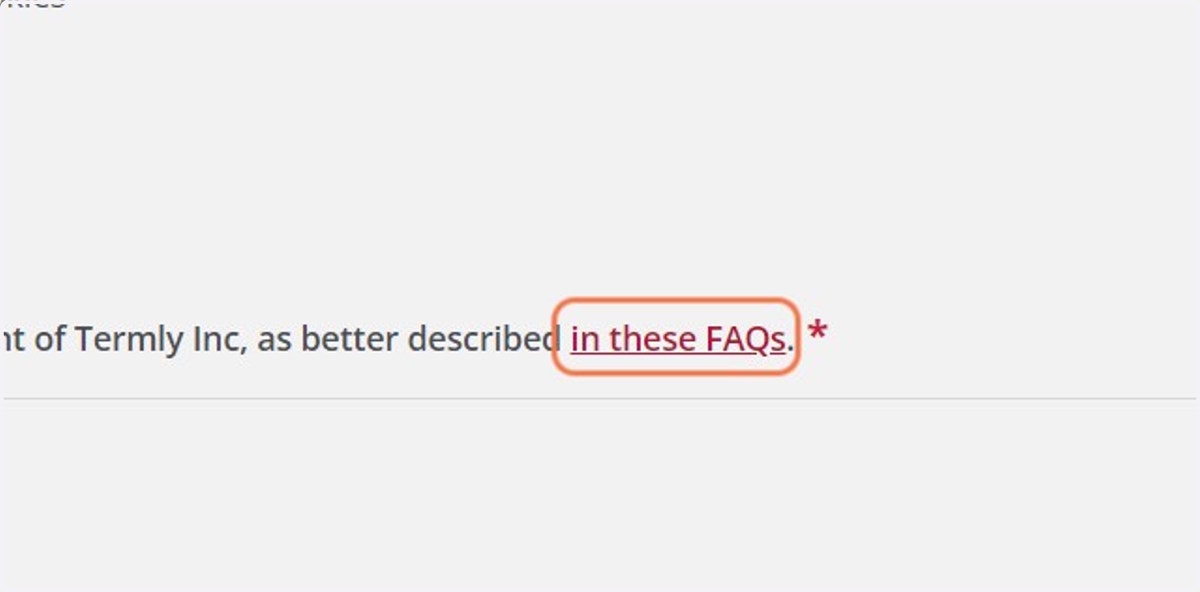 Please take a moment to read the FAQs