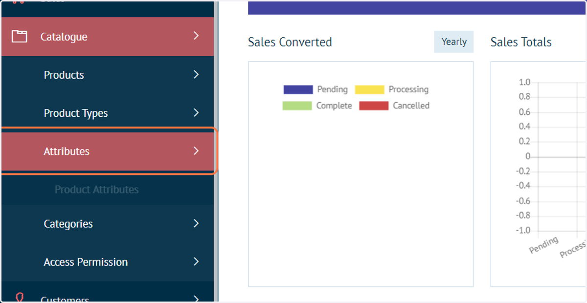 Click on Attributes