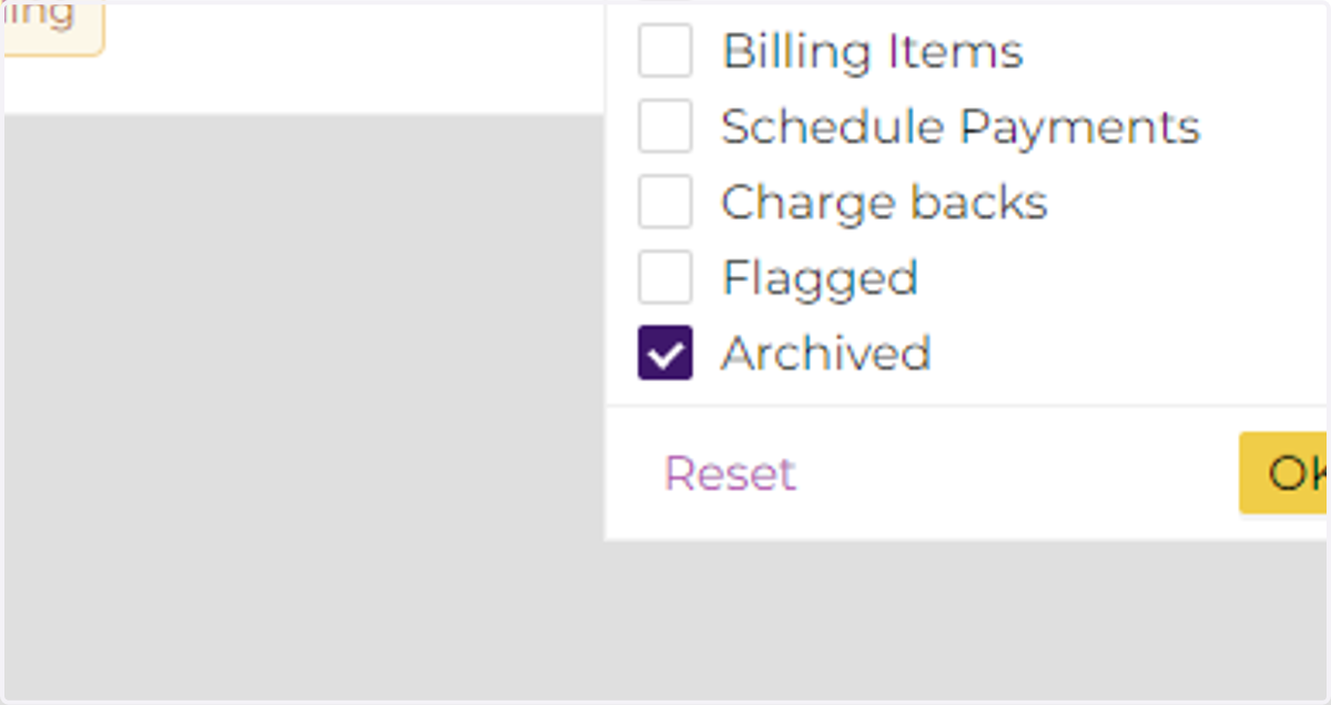 Check Archived