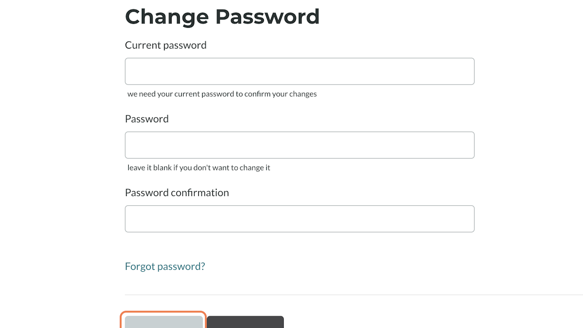 Enter a new password