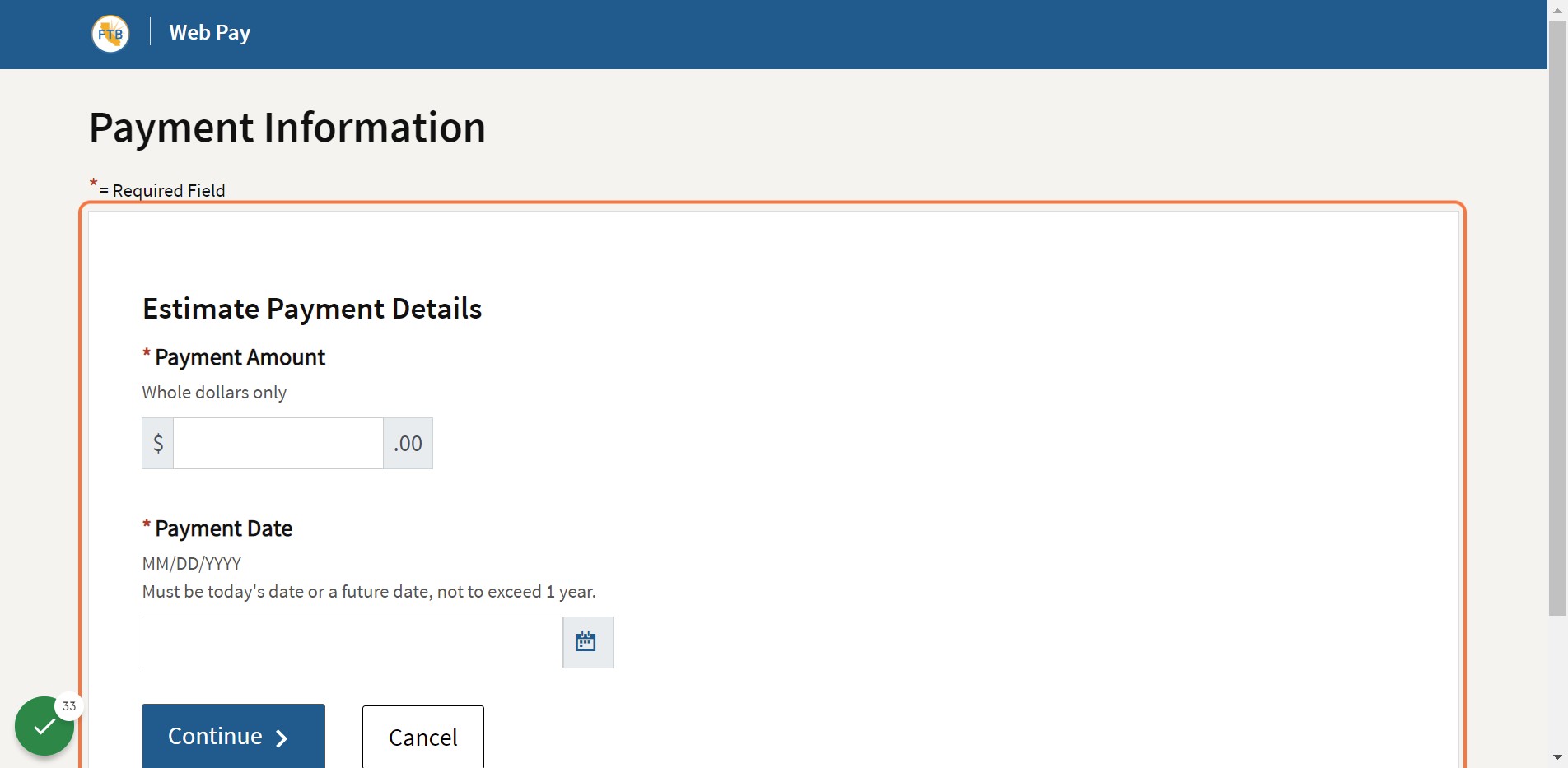 Enter Payment Amount and Payment Date for Each Payment
