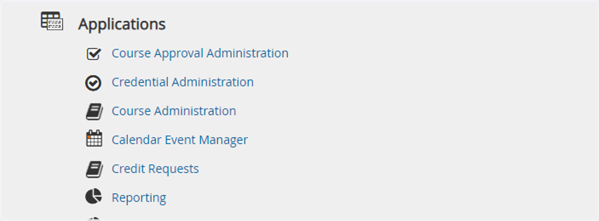Click on Course Administration