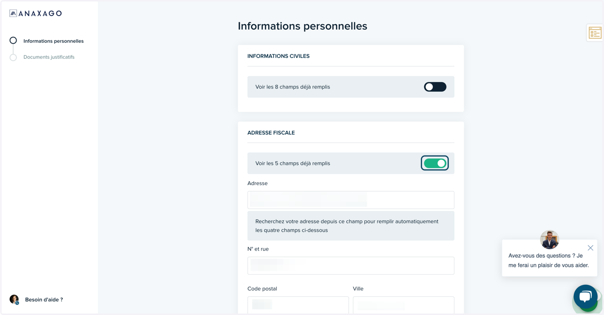 Découvrir les informations en cliquant sur le bouton.