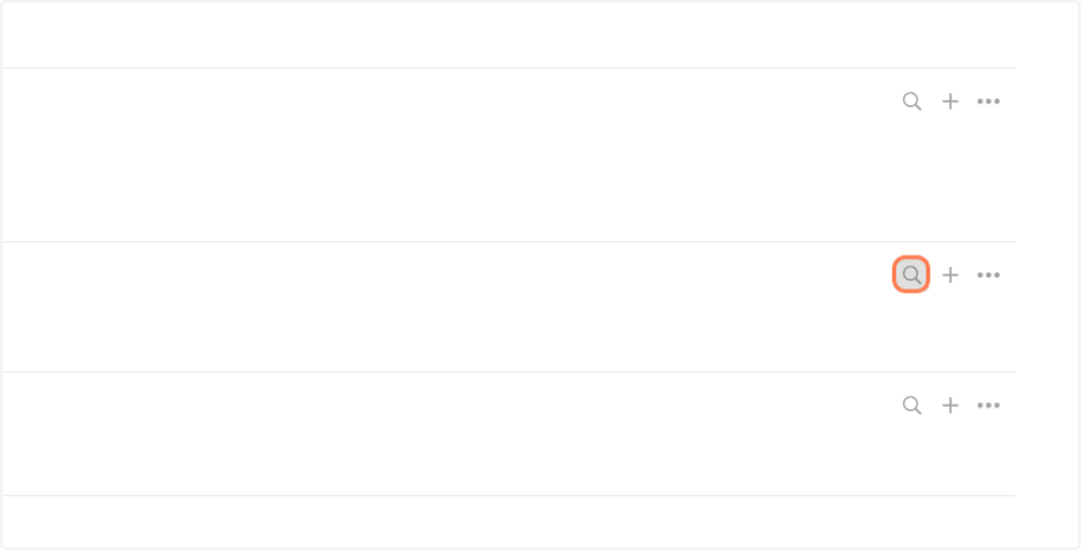 Click on the search icon to add related notes