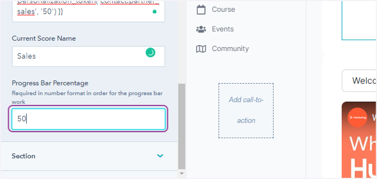 Update "Progress Bar Percentage"